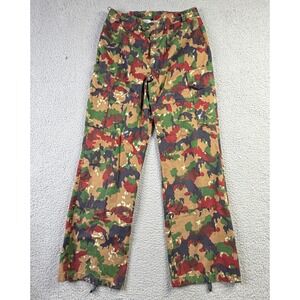 Swiss Army Military Alpenflage Camo M70 TAZ 83 Combat Field Pants Mens 32 x 33